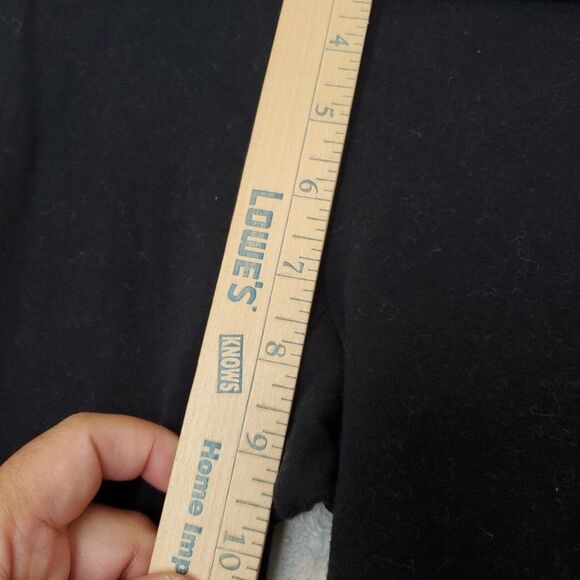 Old Navy Capris Womens Sz Small Black Do a Little Yoga Rollover Foldover Y2K - Picture 7 of 13